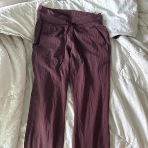 Maroon Lululemon align joggers